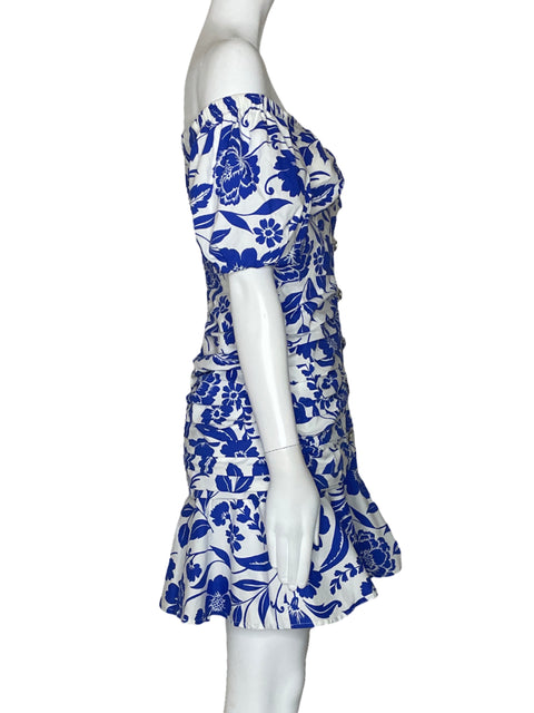 Vestido Milly Drapeado Botones Azul-Talla 4