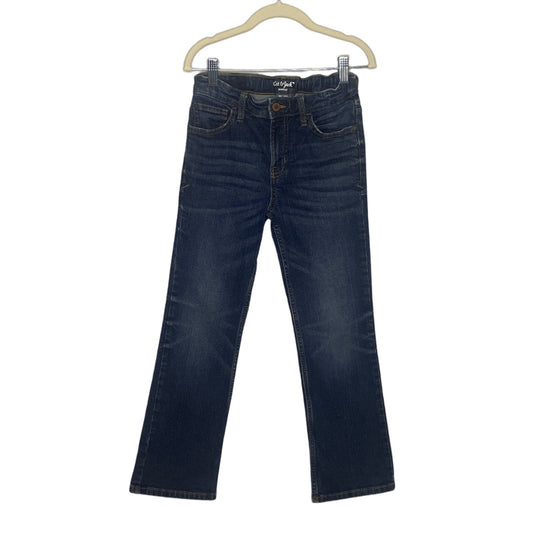 Pantalon Gap Denim Cintura Elastico Jeans 
Azul-Talla 10