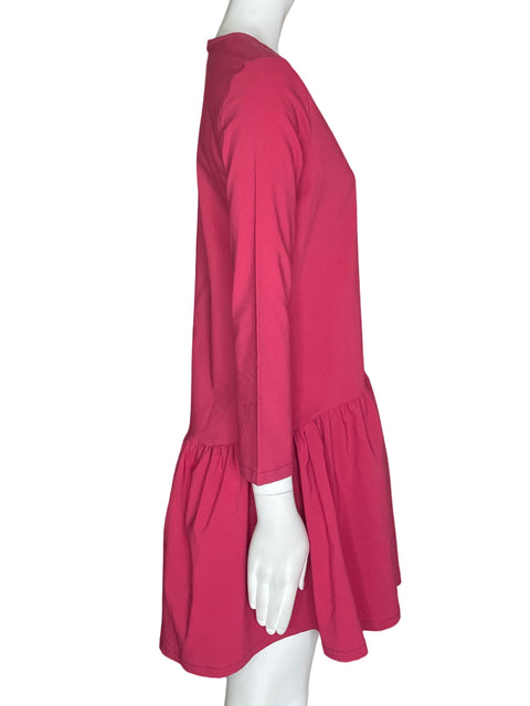 Vestido Zara Manga Larga Rosado- Talla S