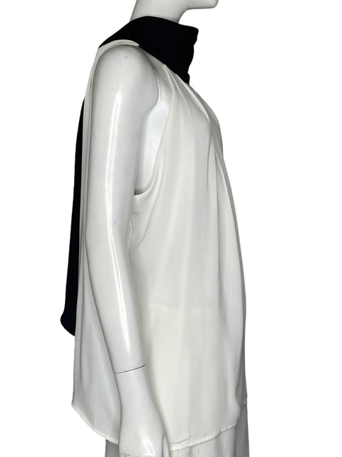 Blusa Mango Halter Blanco - Talla L