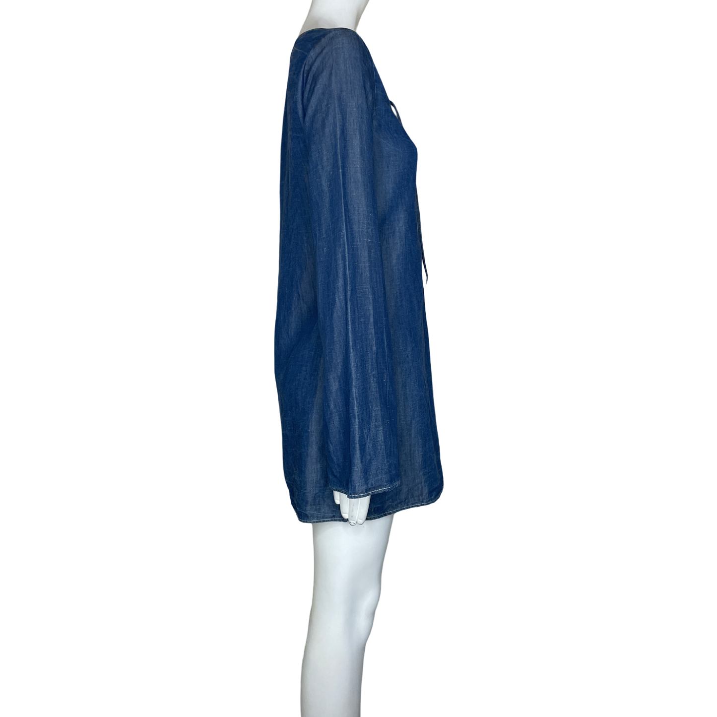 Vestido ZARA Tunica Denim Azul-Talla XS