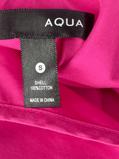 Vestido Aqua Abullonado Rosado- Talla S