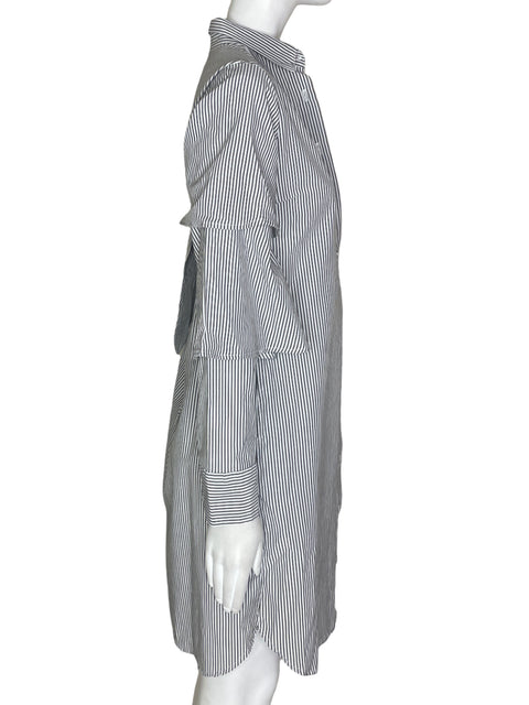 Vestido Azulu Rayas Negras- Talla 6