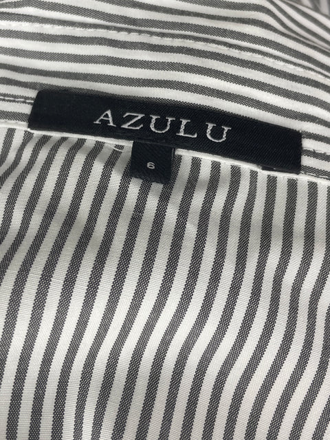 Vestido Azulu Rayas Negras- Talla 6