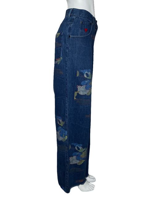 Pantalón Ice Iceberg Baggy Denim Azul-Talla XL
