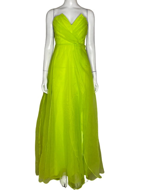 Vestido Luxxel Tul Corte V Verde - Talla S The Preloved Shop Vestido Luxxel Tul Corte V Verde - Talla S The Preloved Shop