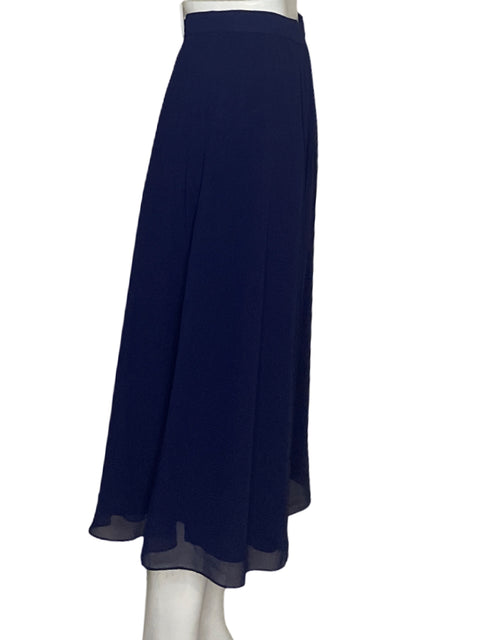Falda Anne Klein Plisada Azul-Talla 10