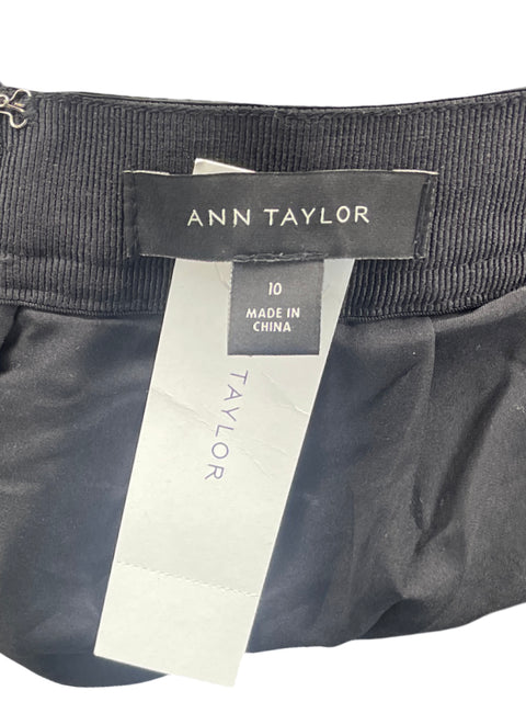 Falda Ann Taylor Encaje Blanco-Talla 10