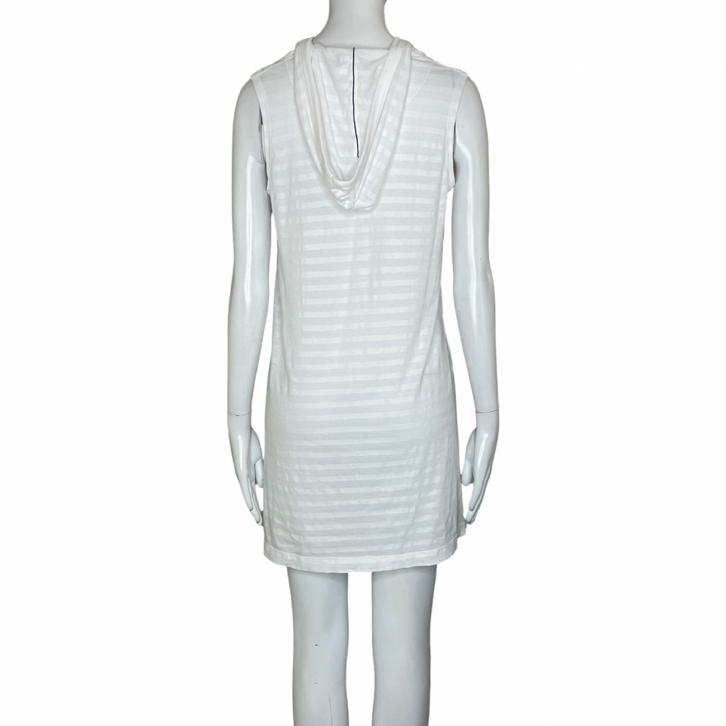 Vestido NAUTICA Rayas Con Capucha Blanco-Talla S