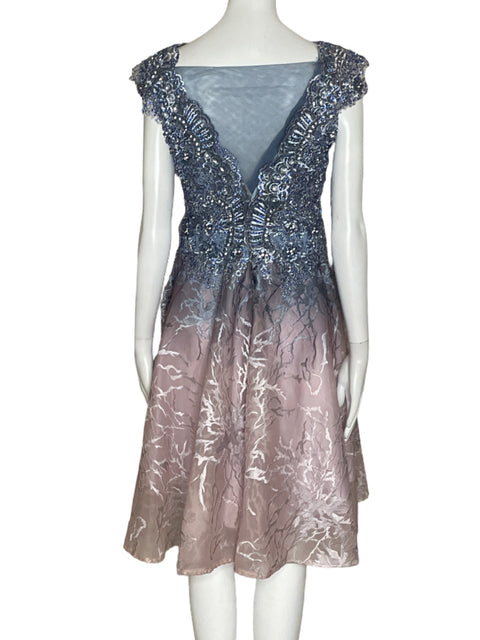 Vestido Tesoro TPS Mini Degradado Azul-Talla S