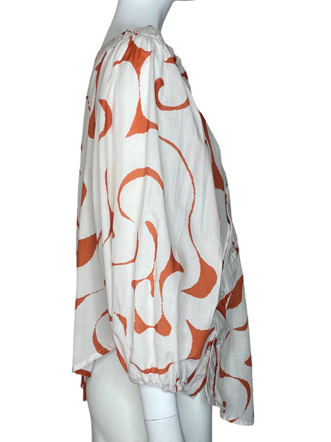 Blusa Mercy Mercy Estampado Blanco-Talla S