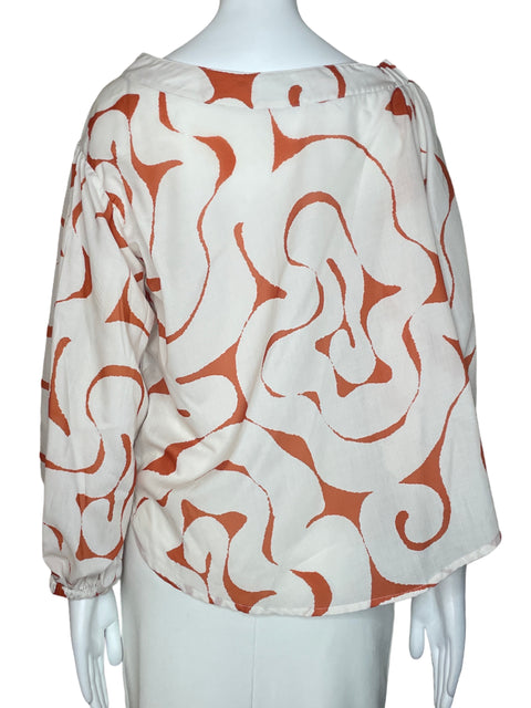 Blusa Mercy Mercy Estampado Blanco-Talla S