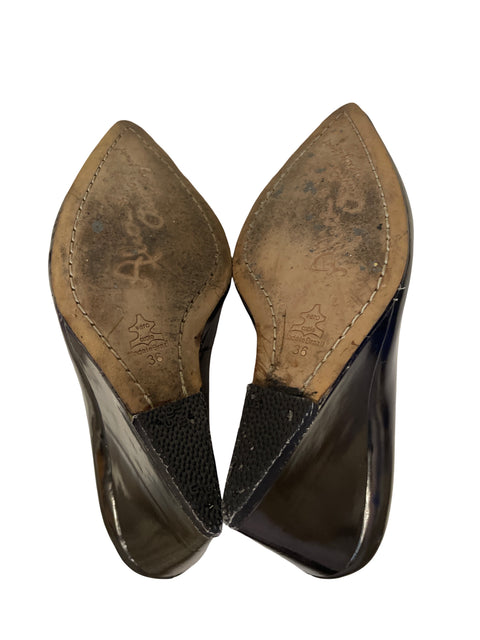 Calzado Alice + Olivia Plataforma Cuña Plateado - Talla 36