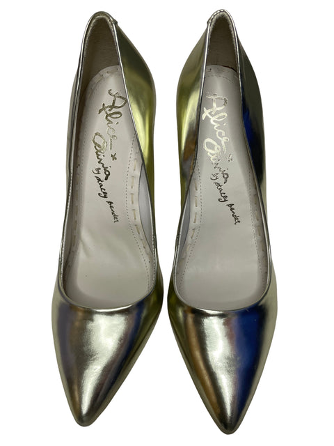 Calzado Alice + Olivia Plataforma Cuña Dorado - Talla 36