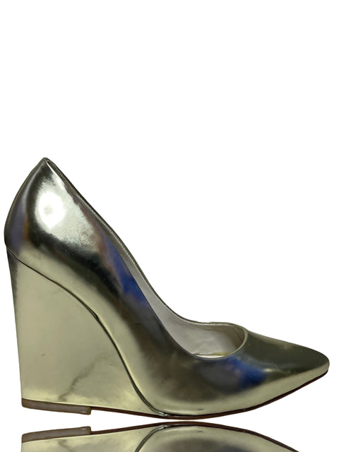 Calzado Alice + Olivia Plataforma Cuña Dorado - Talla 36