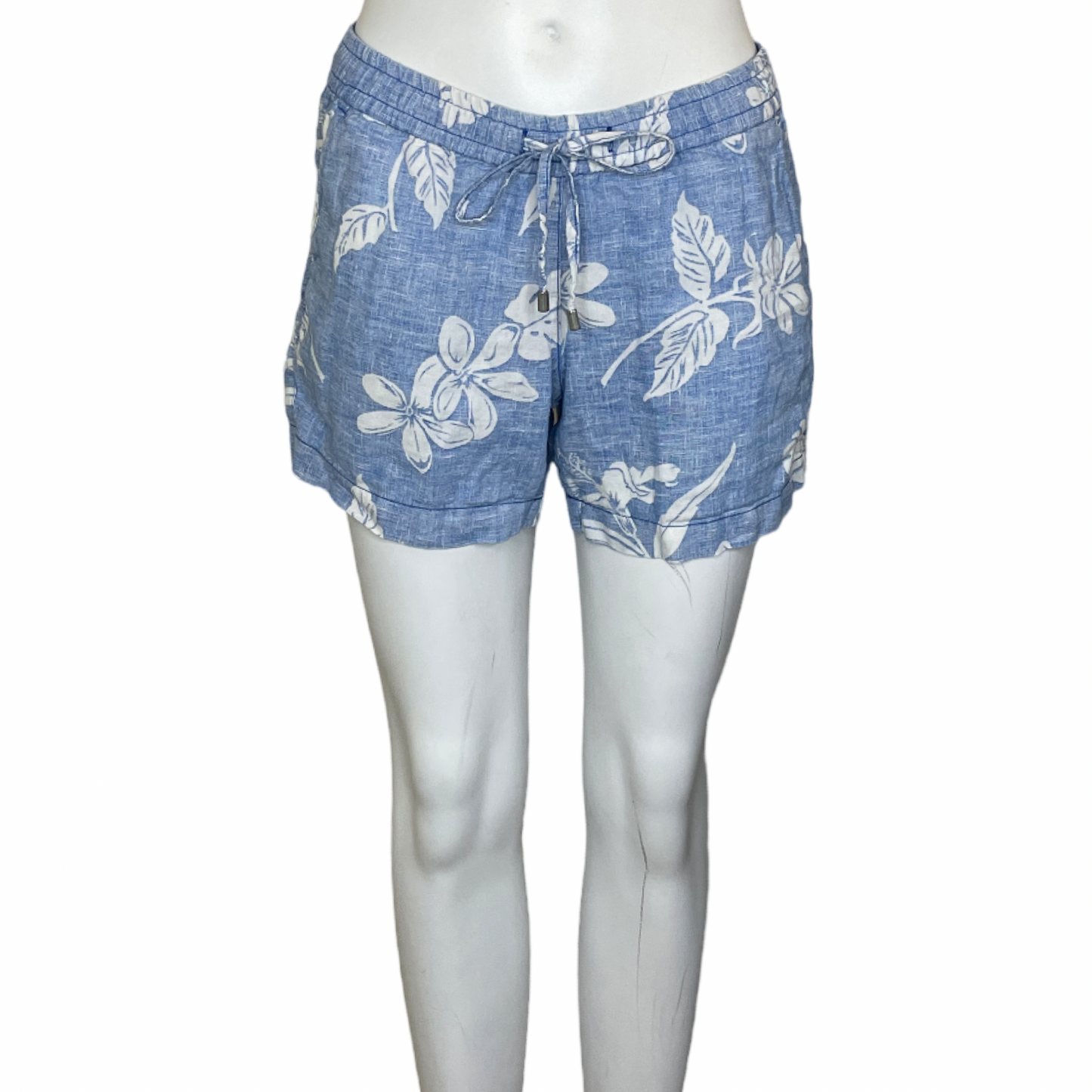 Shorts TOMMY BAHAMA Lino Corto Floral Azul-Talla XXS