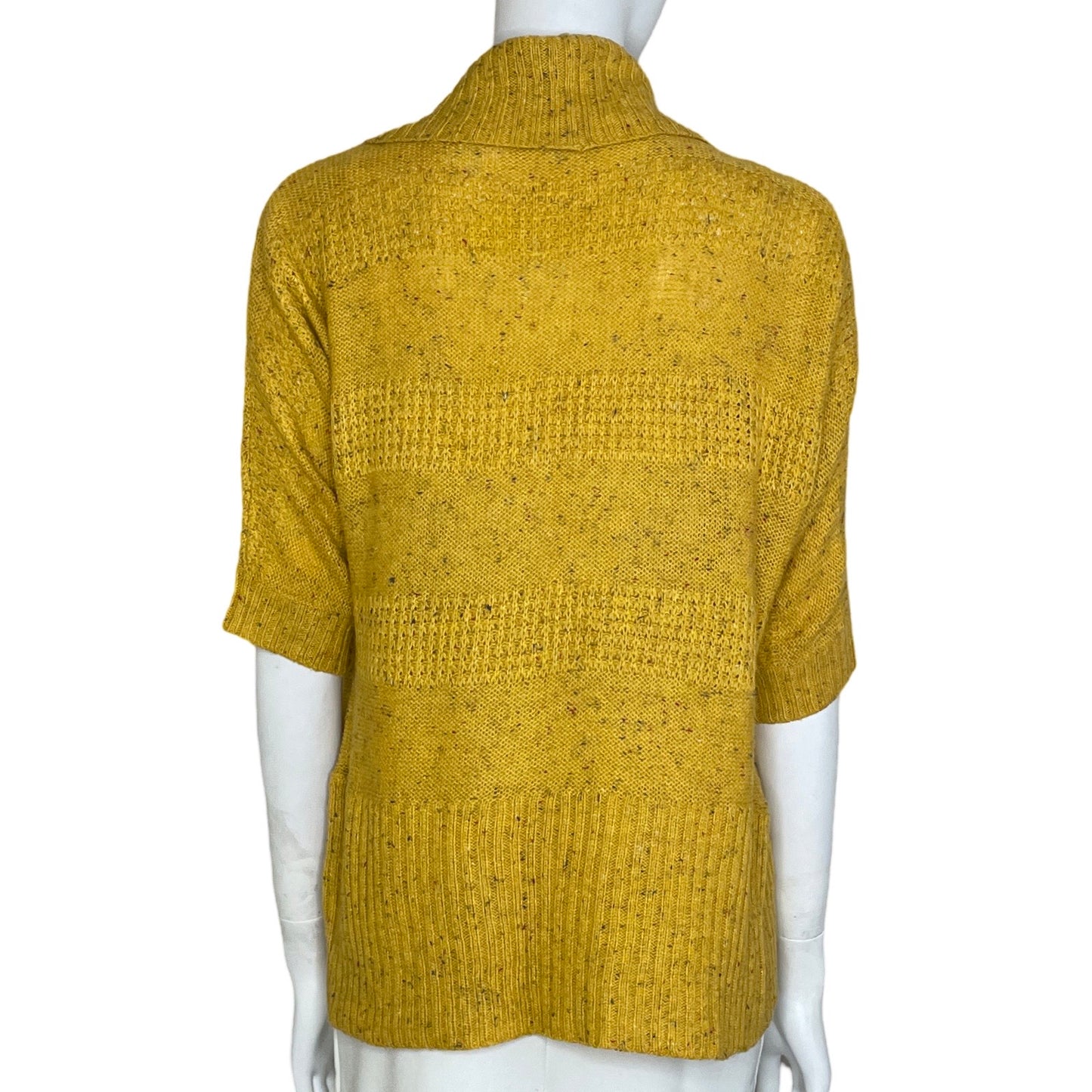 Cárdigan Cato Manga Corta Amarillo-Talla U