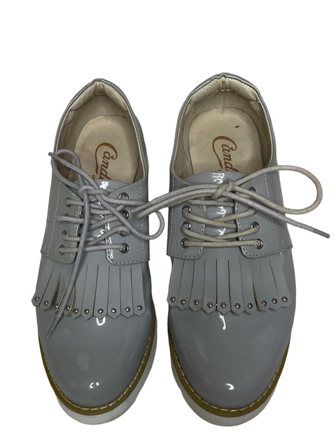 Calzado Candies Mocasiones Charol Gris - Talla 5.5