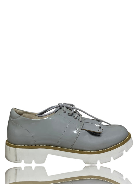 Calzado Candies Mocasiones Charol Gris - Talla 5.5