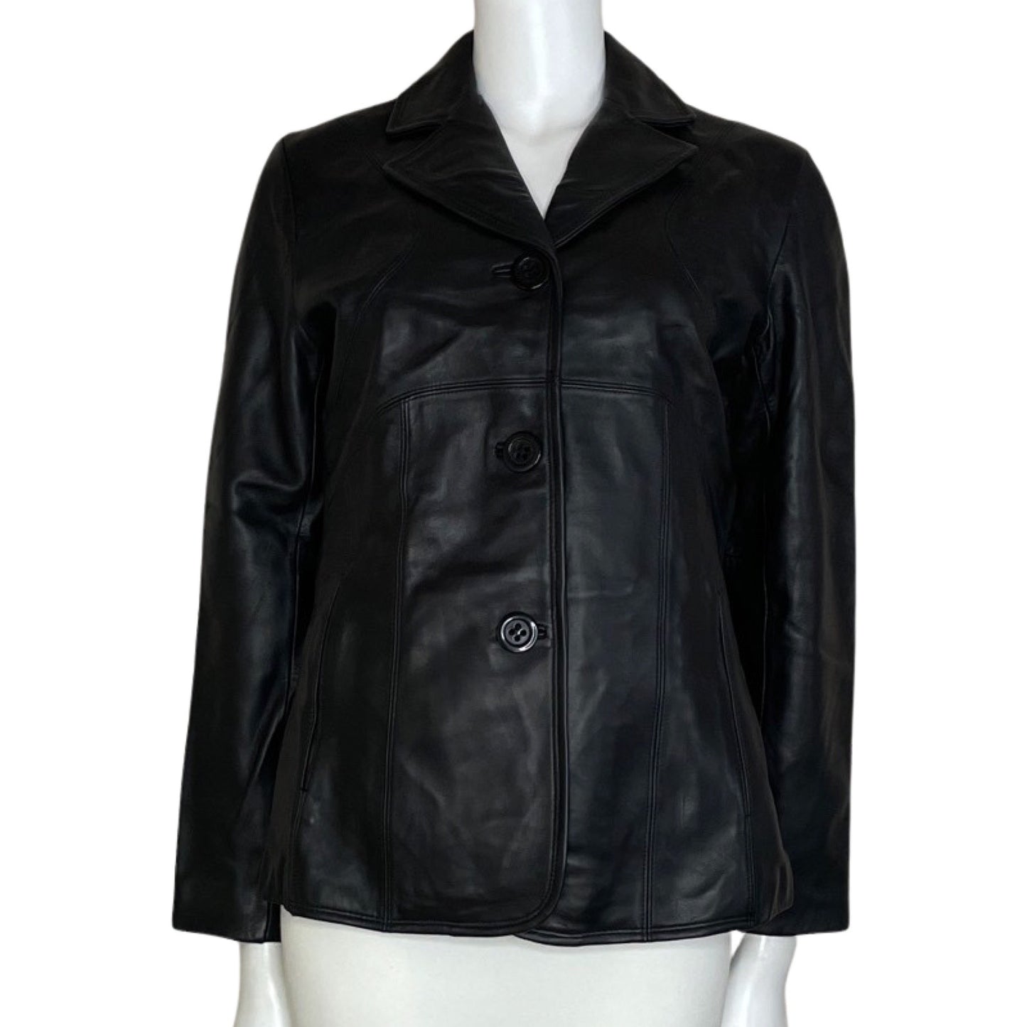 Chaqueta Nine West Bolsillos Negro-Talla S