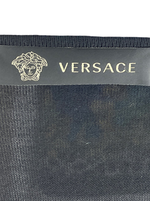 Set Versace Cardigan+Blusa Flores Negro-Talla 42