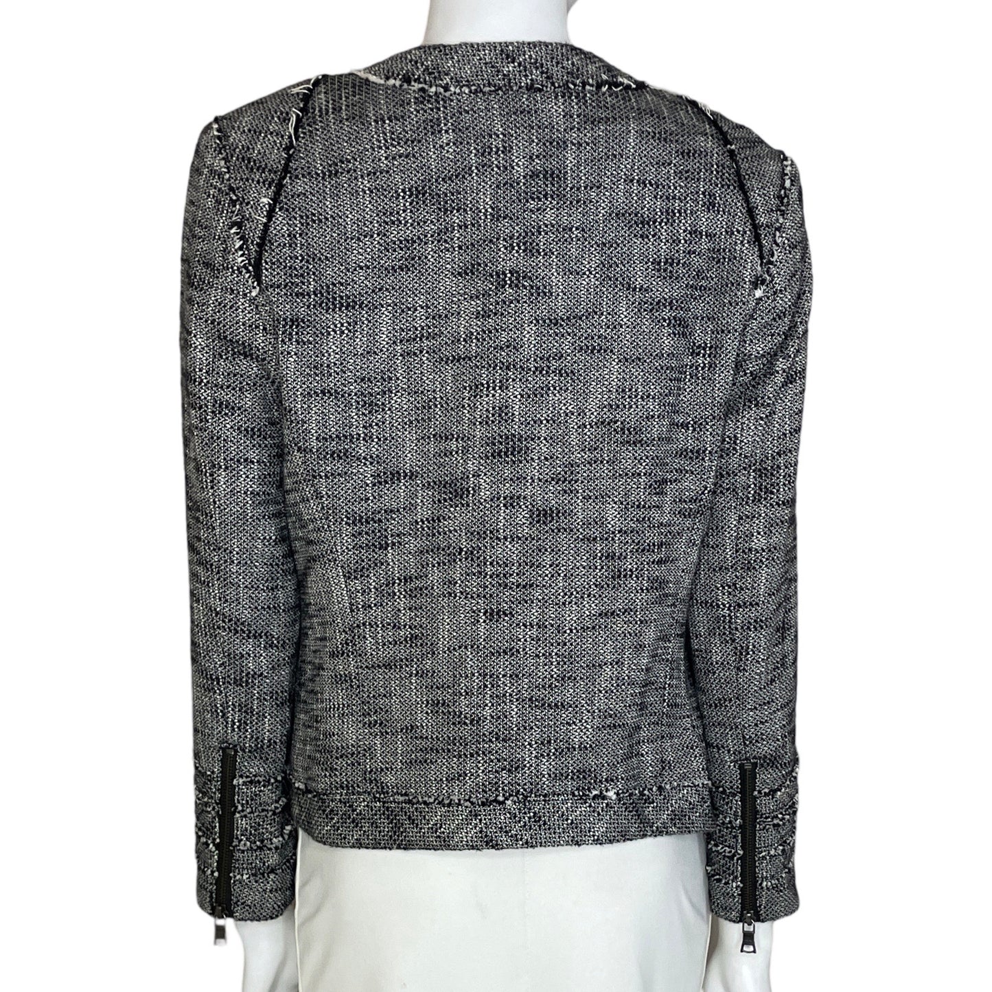 Chaqueta Banana Republic De Lana Bolsillos Gris-
Talla 12