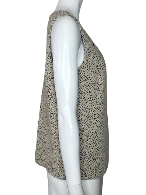 Blusa Banana Republic Animal Print Beige-Talla M