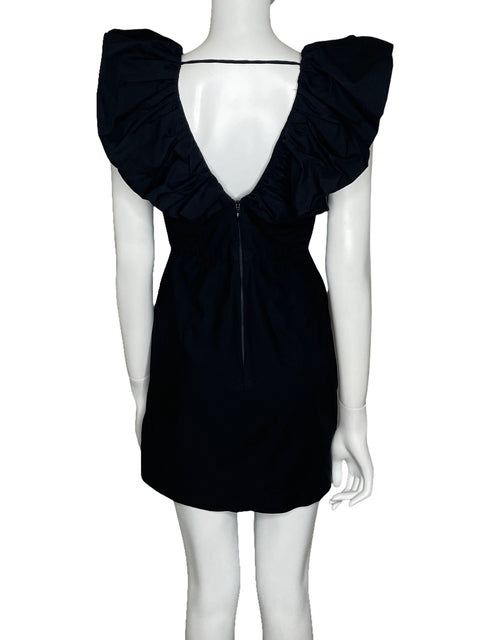 Vestido Open Bombacho Negro-Talla S