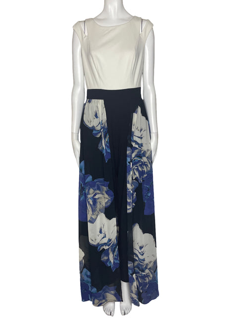 Mono Sangria Capa Flores Blanco-Talla 6