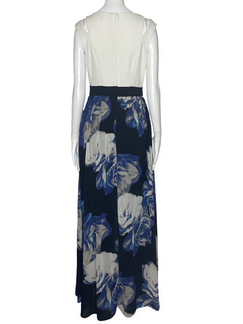 Mono Sangria Capa Flores Blanco-Talla 6