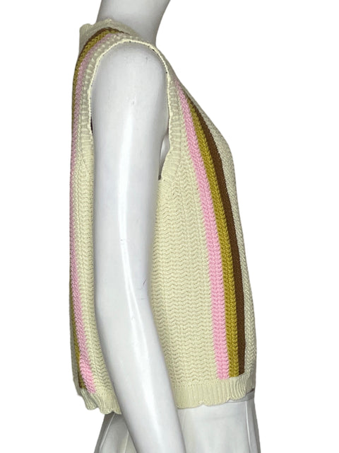 Chaleco Whishlist Tejido Marròn-Talla M