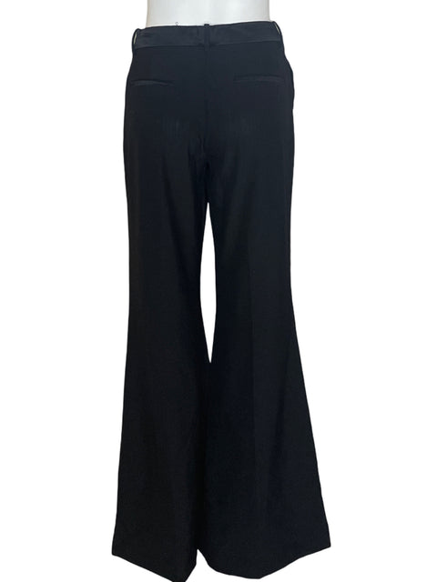 Pantalón MNG Wide Leg Negro- Talla 4