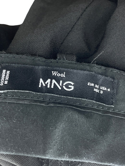 Pantalón MNG Wide Leg Negro- Talla 4