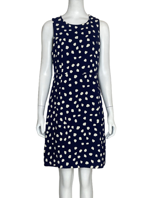 Vestido Julie Brown NYC Lunares Azul-Talla 6