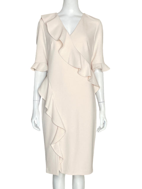 Vestido Calvin Klein Vuelos Rosado-Talla 6