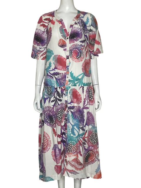 Vestido TugBoat Floral Morado-Talla M