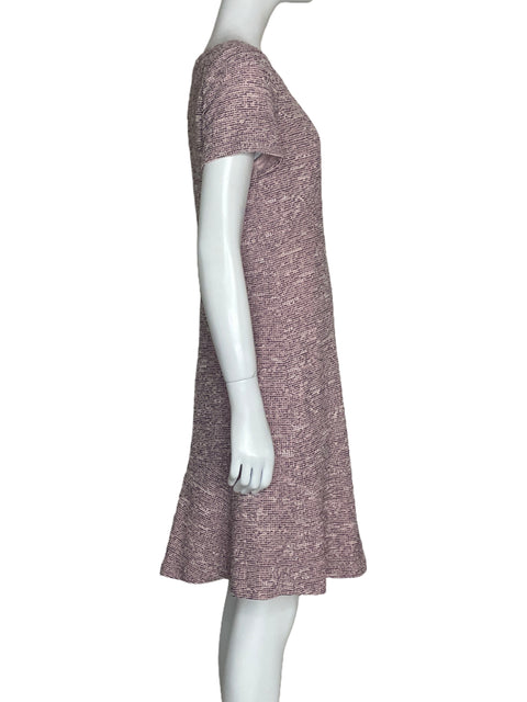 Vestido Karl Lagerfeld Tweed Rosado-Talla 8