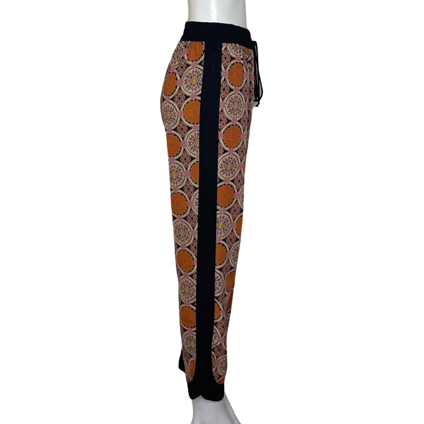 Pantalón Andree Floral Marrón - Talla S