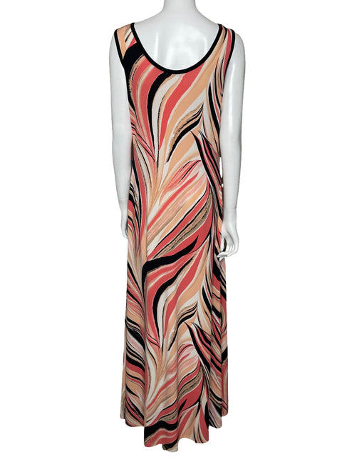 Vestido Calvin Klein Maxi Fluido Beige-Talla U