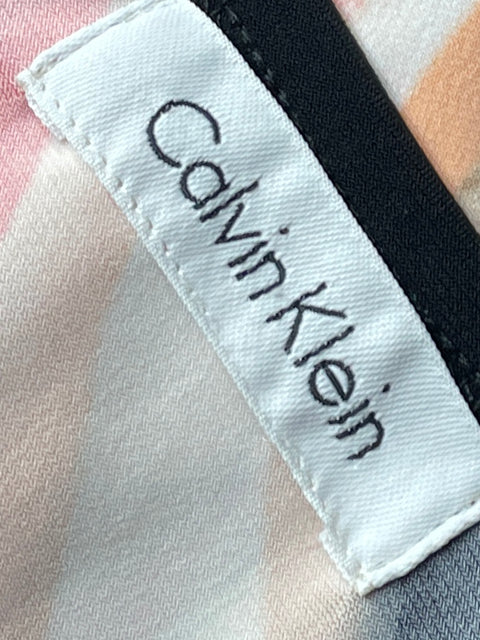 Vestido Calvin Klein Maxi Fluido Beige-Talla U