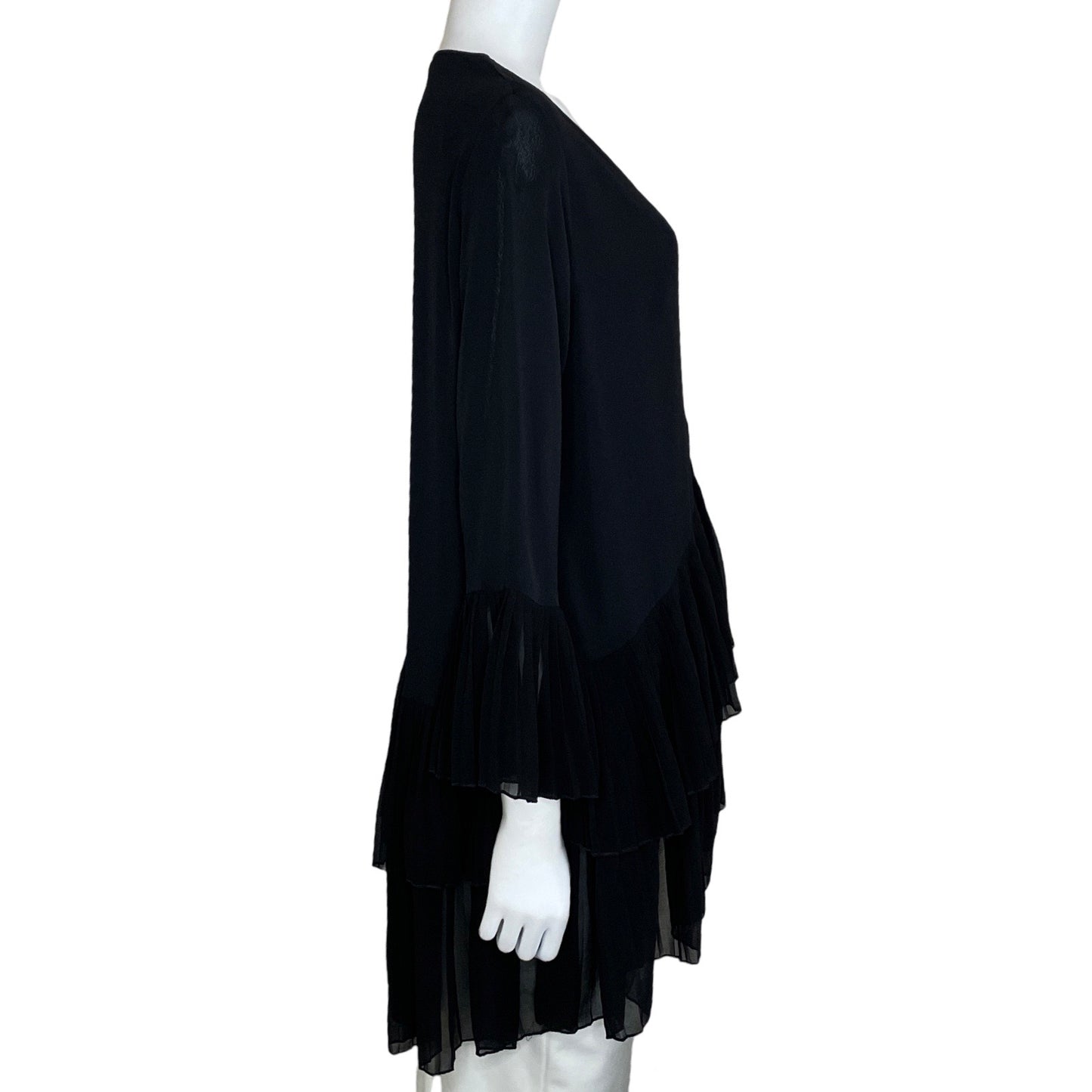 Blusa Zara Vuelos Larga Negro-Talla L