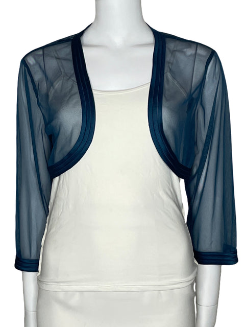 Bolero JS Collections De Malla Azul-Talla U