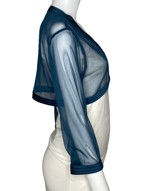 Bolero JS Collections De Malla Azul-Talla U