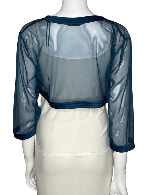 Bolero JS Collections De Malla Azul-Talla U