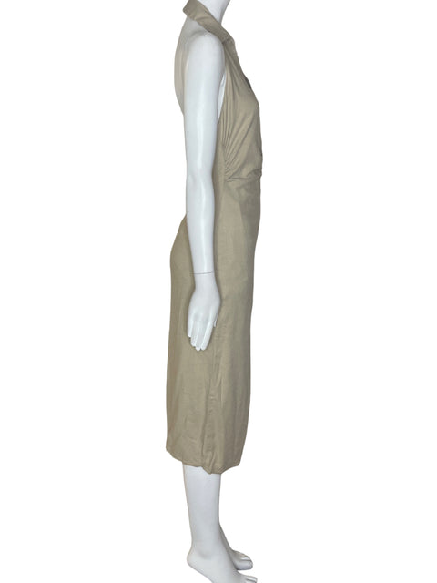 Vestido Tesoro TPS Halter Beige- Talla S