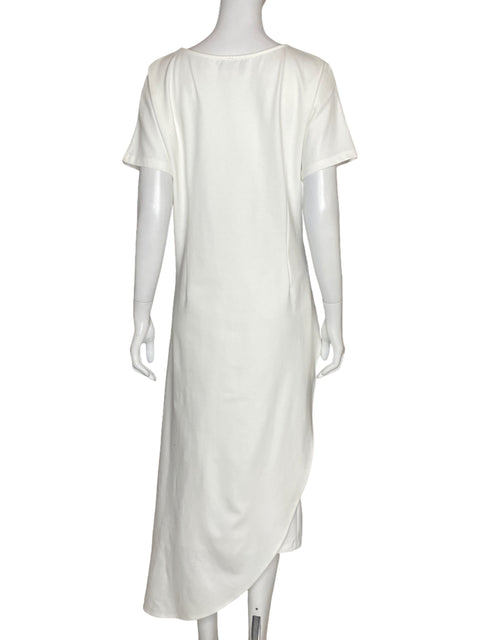 Blusa Gracia Asimetrica Blanco-Talla L