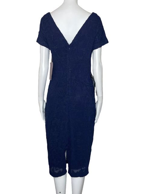Vestido JS Collections Encaje Maxi Azul-Talla 6
