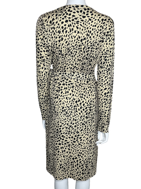 Vestido Amazon Essentials Print Crossbody Beige-Talla L