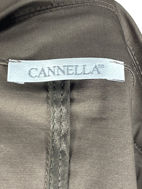 Vestido Cannella Botones Sin Mangas Gris-Talla 46