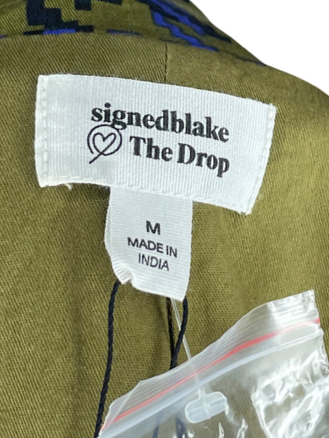 Trench Coat Signed Blake The Drop Estampado Verde-Talla M